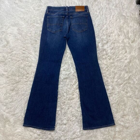 Lucky Brand Jeans Womens 4 / 27 Flare Sweet Mid Rise Whiskers Bootcut Wide Y2K 9 - Picture 6 of 12